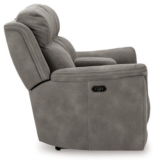 Next - Gen DuraPella Power Reclining Loveseat with Console - Zara Furniture (Kissimmee,FL)