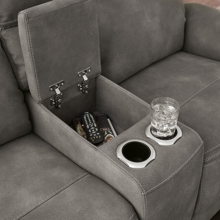 Next - Gen DuraPella Power Reclining Loveseat with Console - Zara Furniture (Kissimmee,FL)