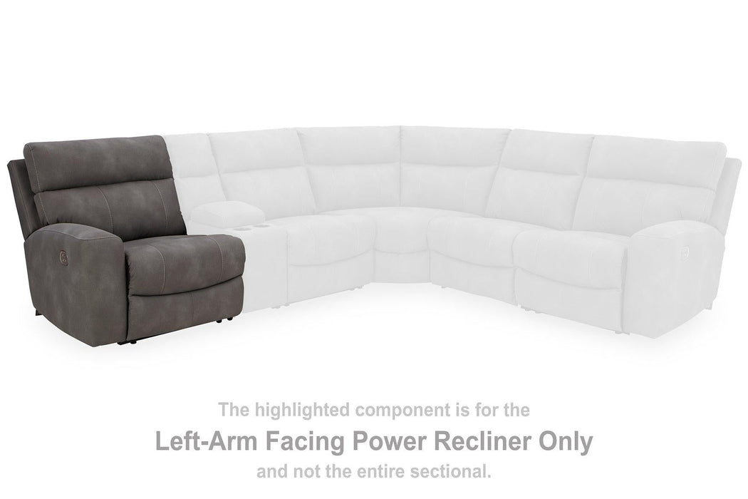 Next - Gen DuraPella Power Reclining Sectional Loveseat - Zara Furniture (Kissimmee,FL)