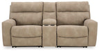 Next - Gen DuraPella Power Reclining Sectional Loveseat with Console - Zara Furniture (Kissimmee,FL)