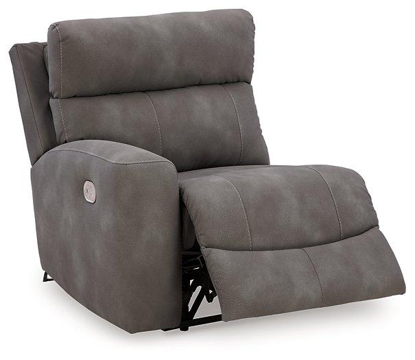 Next - Gen DuraPella Power Reclining Sectional Loveseat with Console - Zara Furniture (Kissimmee,FL)