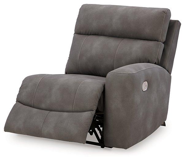 Next - Gen DuraPella Power Reclining Sectional Loveseat with Console - Zara Furniture (Kissimmee,FL)