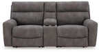 Next - Gen DuraPella Power Reclining Sectional Loveseat with Console - Zara Furniture (Kissimmee,FL)