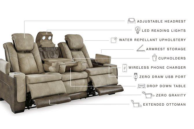 Next - Gen DuraPella Power Reclining Sofa - Zara Furniture (Kissimmee,FL)