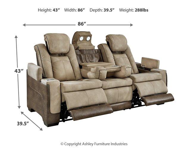 Next - Gen DuraPella Power Reclining Sofa - Zara Furniture (Kissimmee,FL)