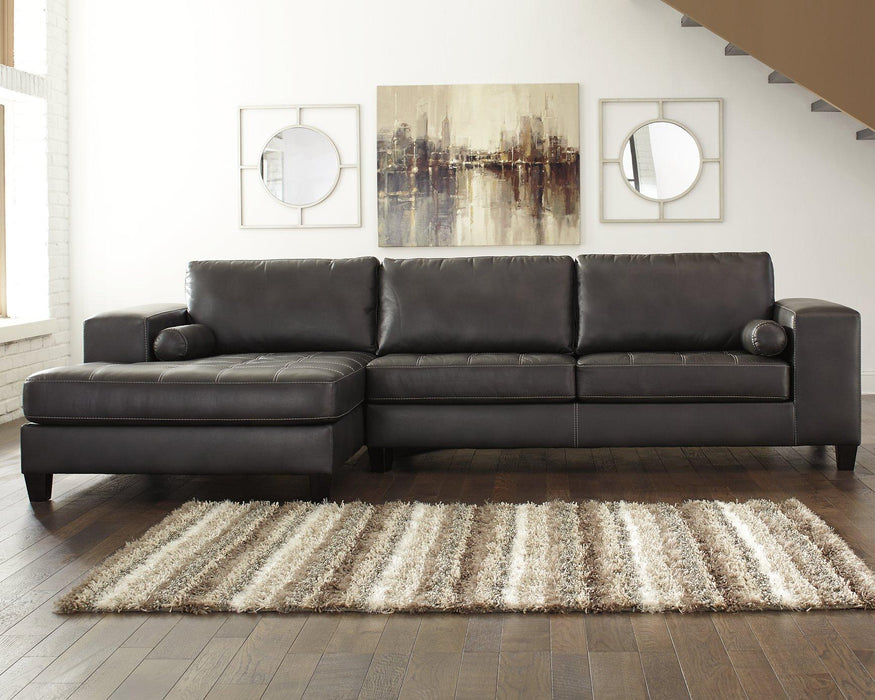 Nokomis 2 - Piece Sectional with Chaise - Zara Furniture (Kissimmee,FL)