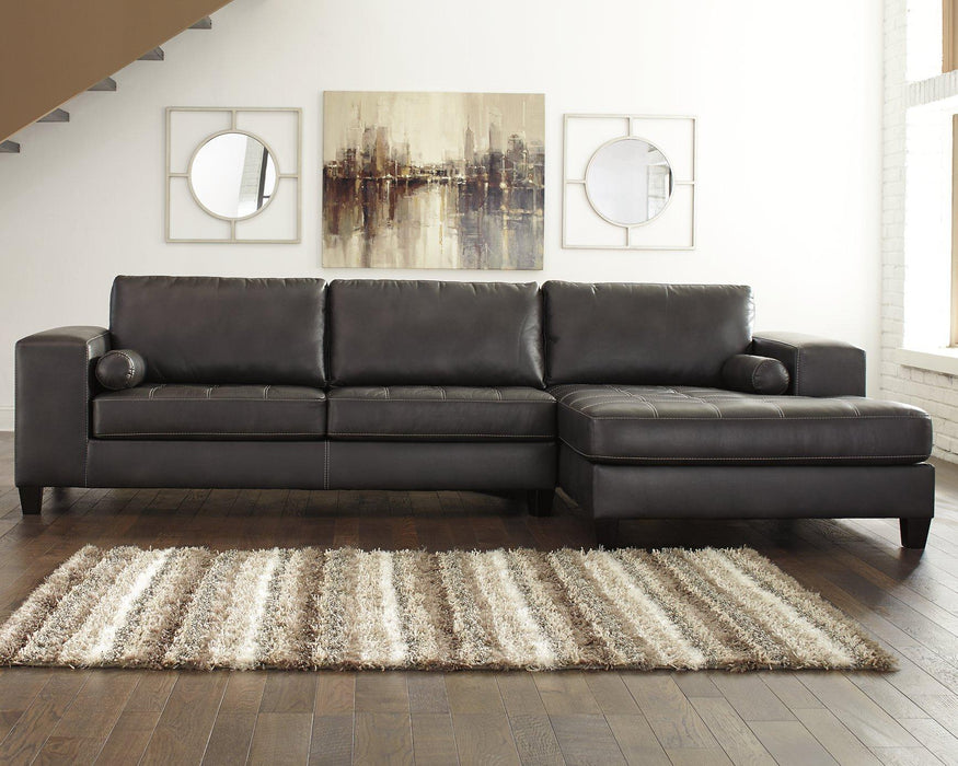 Nokomis 2 - Piece Sectional with Chaise - Zara Furniture (Kissimmee,FL)