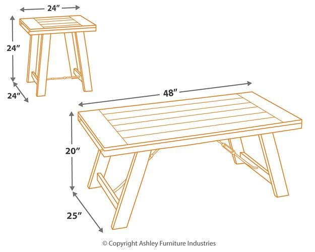 Noorbrook Table (Set of 3) - Zara Furniture (Kissimmee,FL)