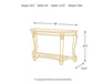 Norcastle Sofa/Console Table - Zara Furniture (Kissimmee,FL)