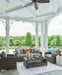 Oasis Court Outdoor Sofa/Chairs/Table Set (Set of 4) - Zara Furniture (Kissimmee,FL)