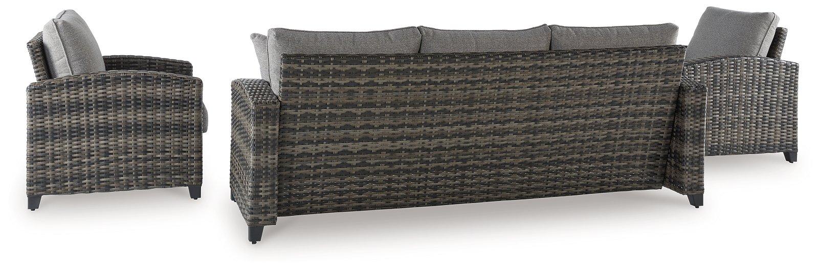 Oasis Court Outdoor Sofa/Chairs/Table Set (Set of 4) - Zara Furniture (Kissimmee,FL)