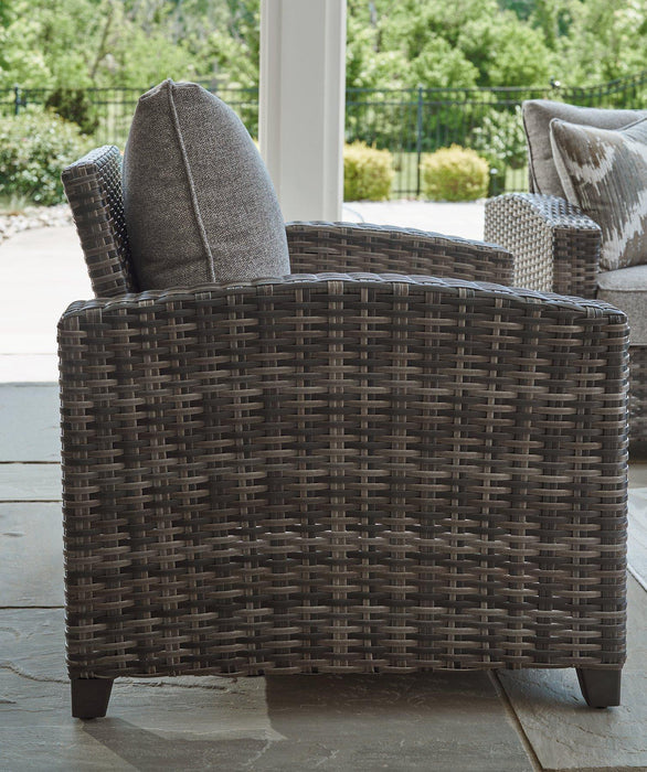 Oasis Court Outdoor Sofa/Chairs/Table Set (Set of 4) - Zara Furniture (Kissimmee,FL)