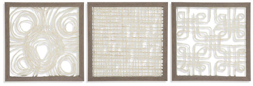 Odella Wall Decor (Set of 3) - Zara Furniture (Kissimmee,FL)