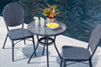 Odyssey Blue Outdoor Table and Chairs (Set of 3) - Zara Furniture (Kissimmee,FL)