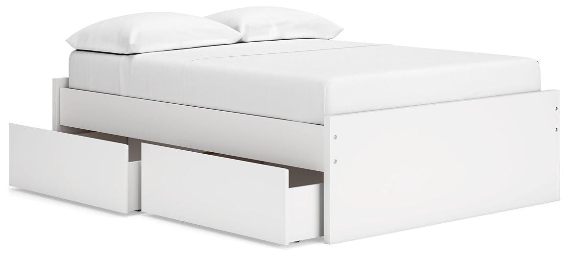 Onita Bed with 1 Side Storage - Zara Furniture (Kissimmee,FL)