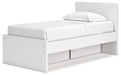Onita Panel Bed with 1 Side Storage - Zara Furniture (Kissimmee,FL)