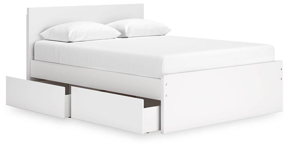 Onita Panel Bed with 1 Side Storage - Zara Furniture (Kissimmee,FL)