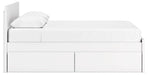 Onita Panel Bed with 1 Side Storage - Zara Furniture (Kissimmee,FL)