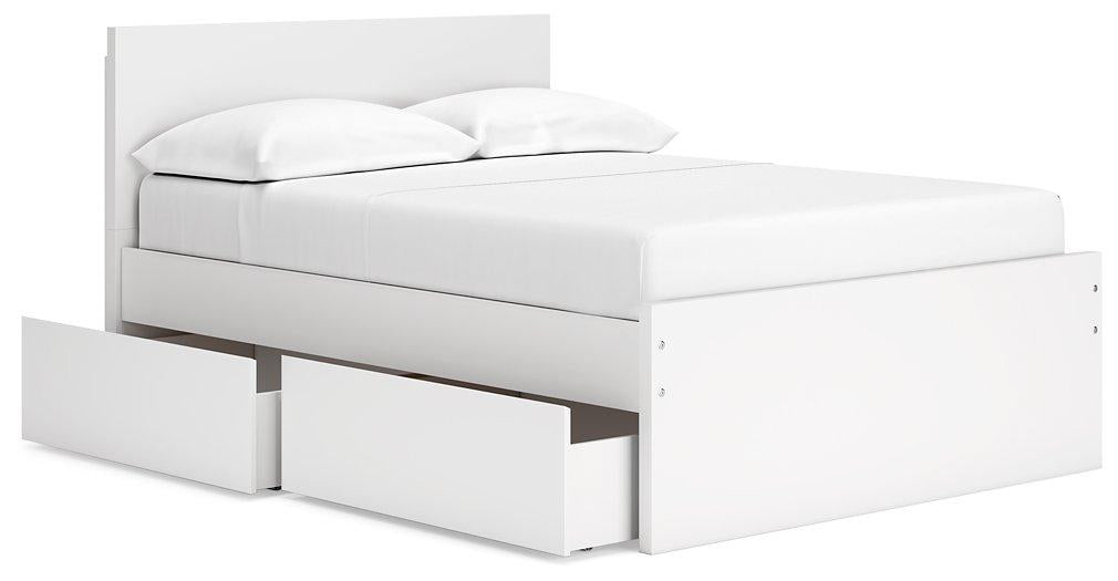 Onita Panel Bed with 1 Side Storage - Zara Furniture (Kissimmee,FL)