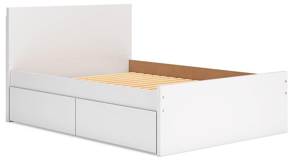 Onita Panel Bed with 1 Side Storage - Zara Furniture (Kissimmee,FL)