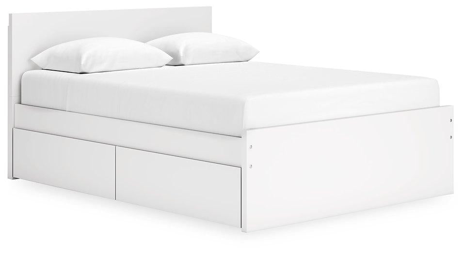 Onita Panel Bed with 2 Side Storage - Zara Furniture (Kissimmee,FL)