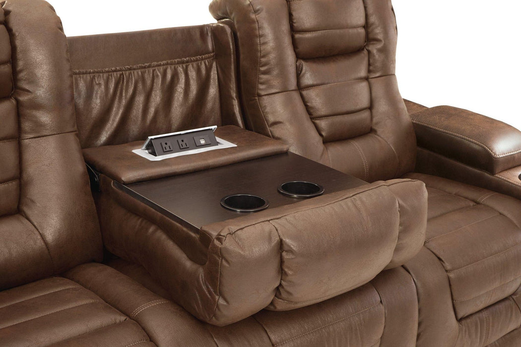 Owner's Box Power Reclining Sofa - Zara Furniture (Kissimmee,FL)