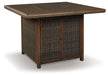 Paradise Trail Bar Table with Fire Pit - Zara Furniture (Kissimmee,FL)