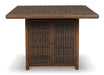 Paradise Trail Bar Table with Fire Pit - Zara Furniture (Kissimmee,FL)