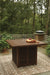 Paradise Trail Bar Table with Fire Pit - Zara Furniture (Kissimmee,FL)