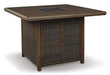 Paradise Trail Bar Table with Fire Pit - Zara Furniture (Kissimmee,FL)