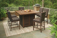 Paradise Trail Outdoor Bar Table Set - Zara Furniture (Kissimmee,FL)
