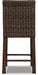 Paradise Trail Outdoor Counter Height Dining Table with 4 Barstools - Zara Furniture (Kissimmee,FL)