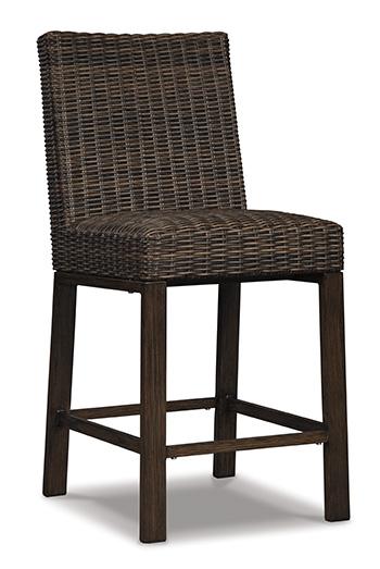 Paradise Trail Outdoor Counter Height Dining Table with 4 Barstools - Zara Furniture (Kissimmee,FL)