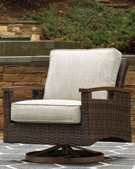 Paradise Trail Swivel Lounge Chair (Set of 2) - Zara Furniture (Kissimmee,FL)
