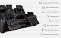 Party Time Power Reclining Sofa - Zara Furniture (Kissimmee,FL)