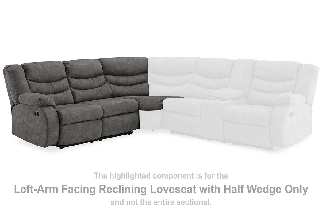 Partymate 2 - Piece Reclining Sectional - Zara Furniture (Kissimmee,FL)