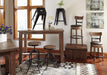 Pinnadel Bar Height Bar Stool - Zara Furniture (Kissimmee,FL)