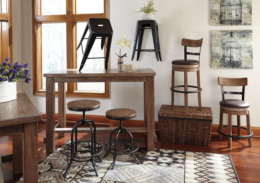 Pinnadel Bar Height Bar Stool - Zara Furniture (Kissimmee,FL)