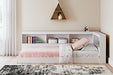 Piperton Youth Bookcase Storage Bed - Zara Furniture (Kissimmee,FL)