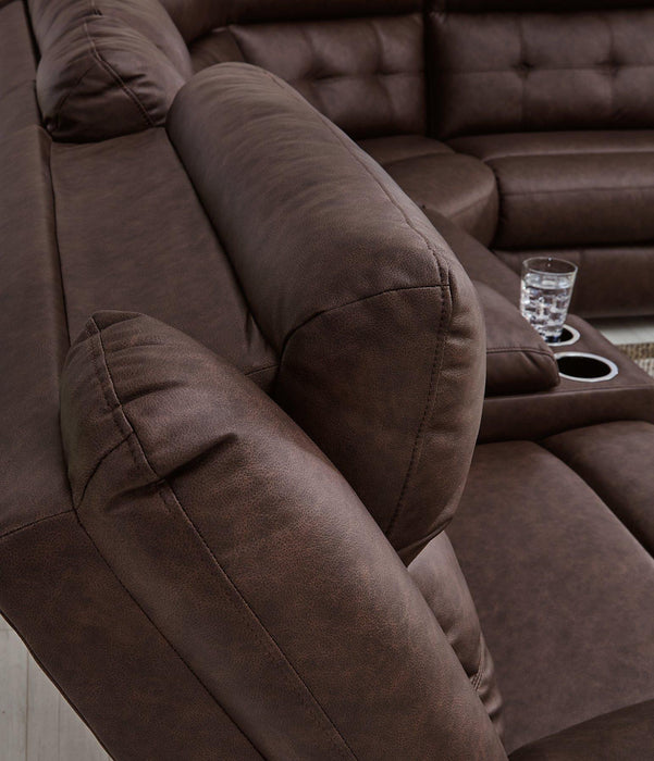 Punch Up Power Reclining Sectional - Zara Furniture (Kissimmee,FL)