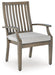 Rainier Ranch Outdoor Arm Chair with Cushion (Set of 2) - Zara Furniture (Kissimmee,FL)