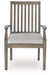 Rainier Ranch Outdoor Arm Chair with Cushion (Set of 2) - Zara Furniture (Kissimmee,FL)