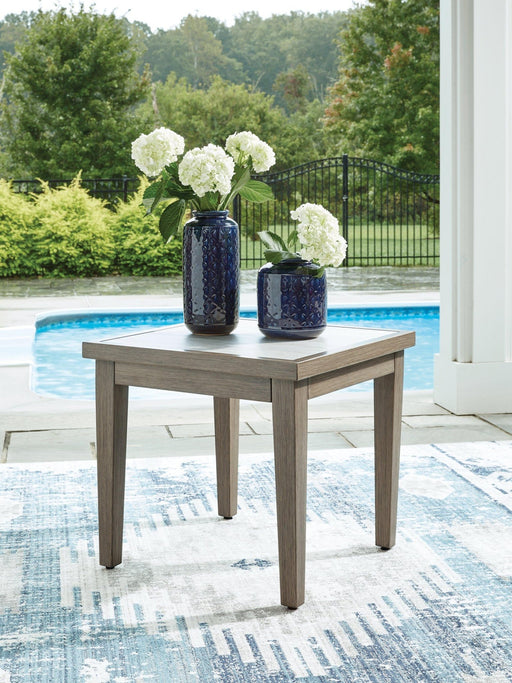 Rainier Ranch Outdoor End Table - Zara Furniture (Kissimmee,FL)