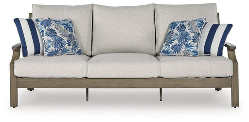 Rainier Ranch Outdoor Sofa with Cushion - Zara Furniture (Kissimmee,FL)