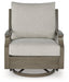 Rainier Ranch Outdoor Swivel Glider Chair with Cushion - Zara Furniture (Kissimmee,FL)