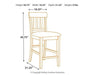 Ralene Counter Height Bar Stool - Zara Furniture (Kissimmee,FL)