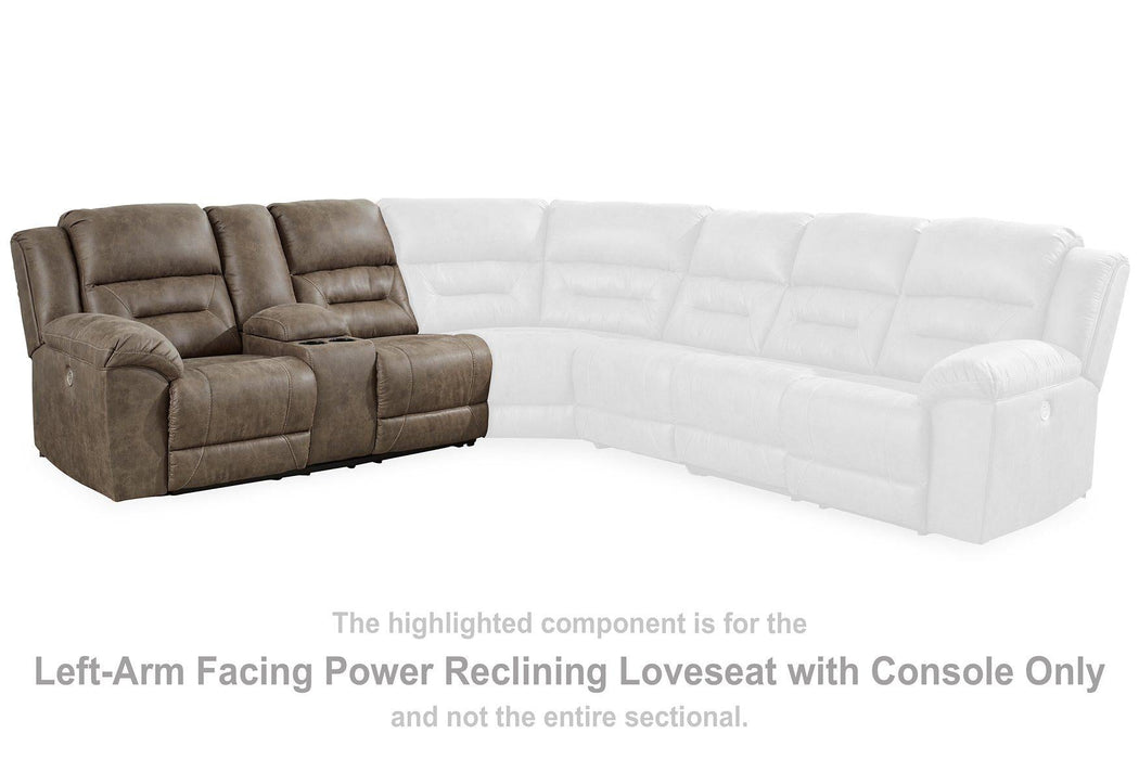Ravenel Power Reclining Sectional - Zara Furniture (Kissimmee,FL)