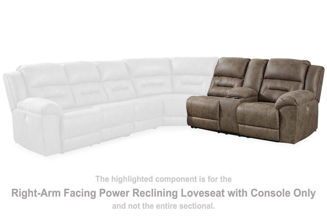 Ravenel Power Reclining Sectional - Zara Furniture (Kissimmee,FL)