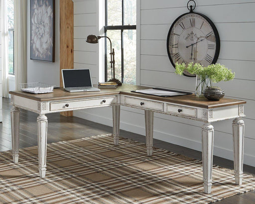 Realyn 2 - Piece Home Office Desk - Zara Furniture (Kissimmee,FL)
