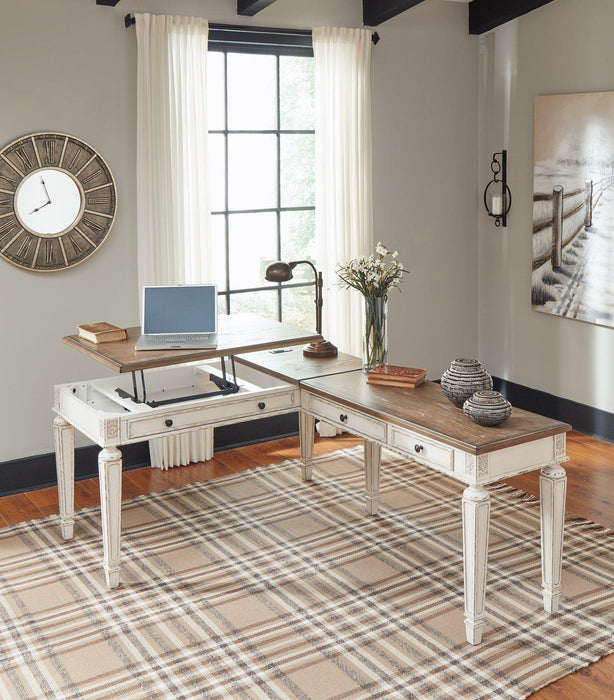 Realyn 2 - Piece Home Office Lift Top Desk - Zara Furniture (Kissimmee,FL)
